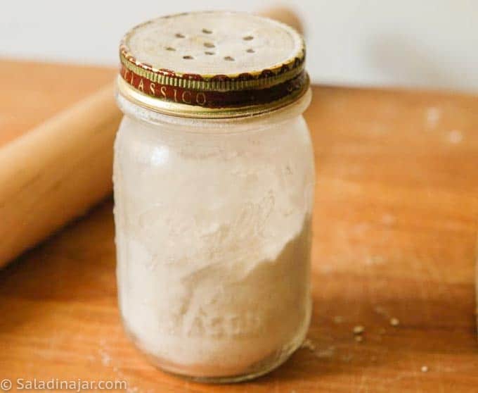 homemade flour shaker