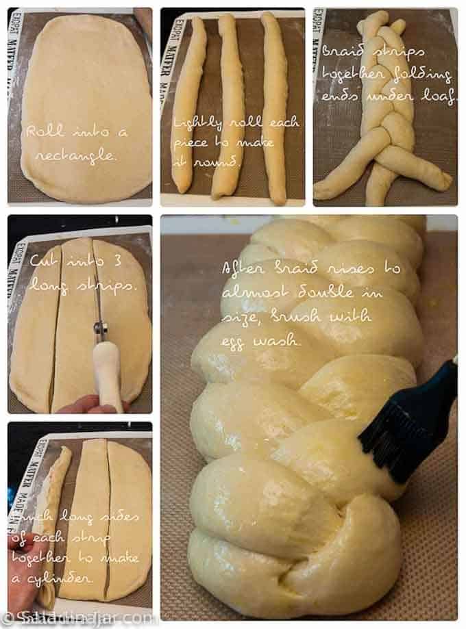 how to made a 3- braid Challah