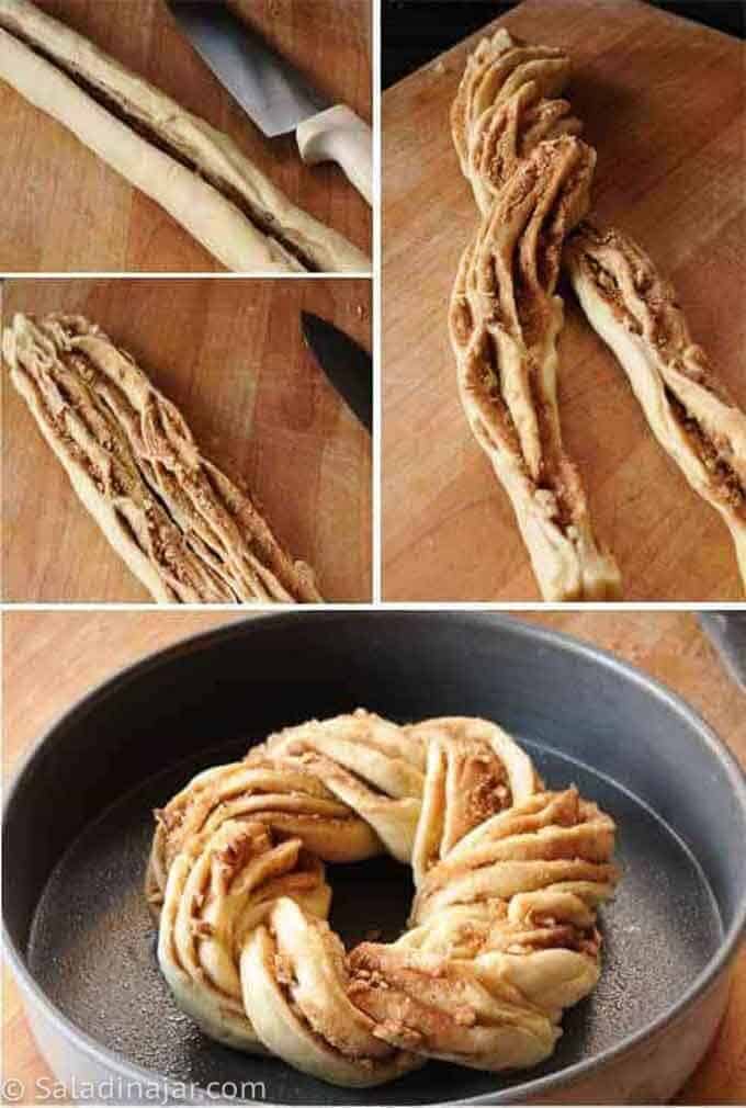 How to cut and twist dough