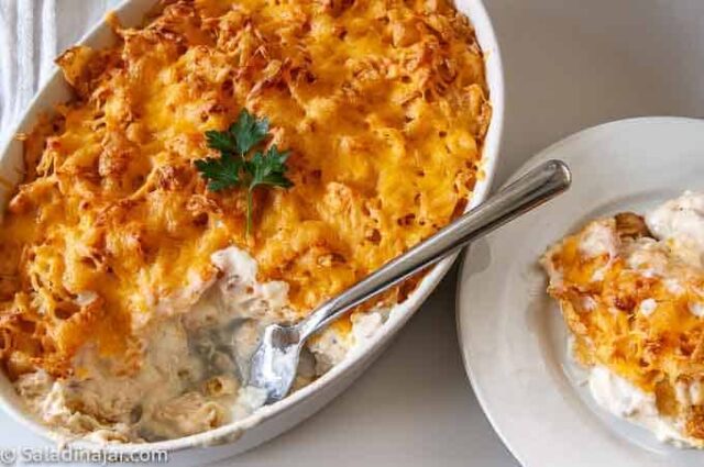 Weeknight Potato Chip Casserole With Chicken And Cheese 3481