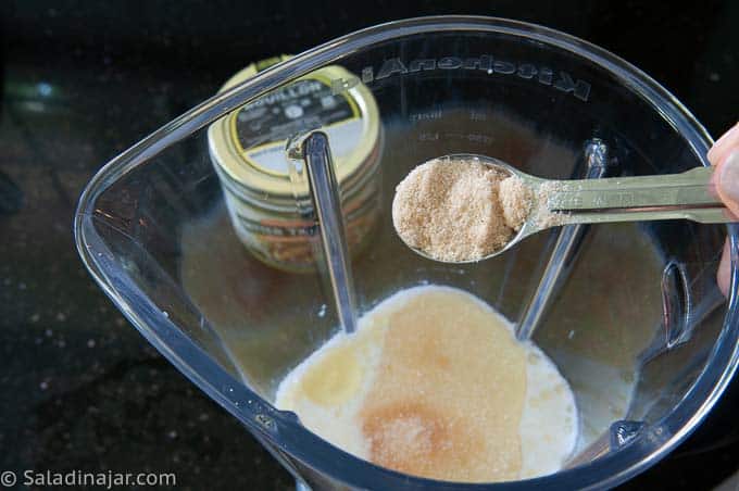 adding onion powder and white pepper