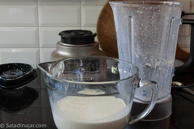 mixture in a microwave-safe bowl for cooking