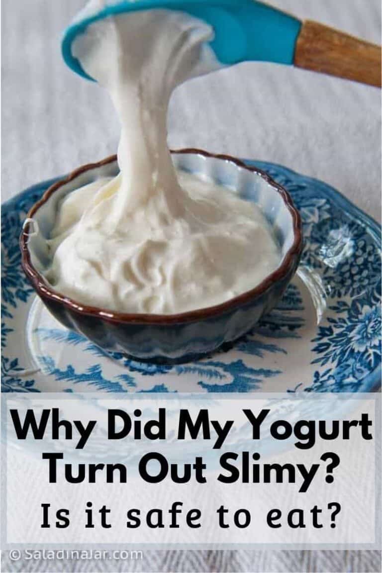 Why is My Homemade Yogurt Slimy?