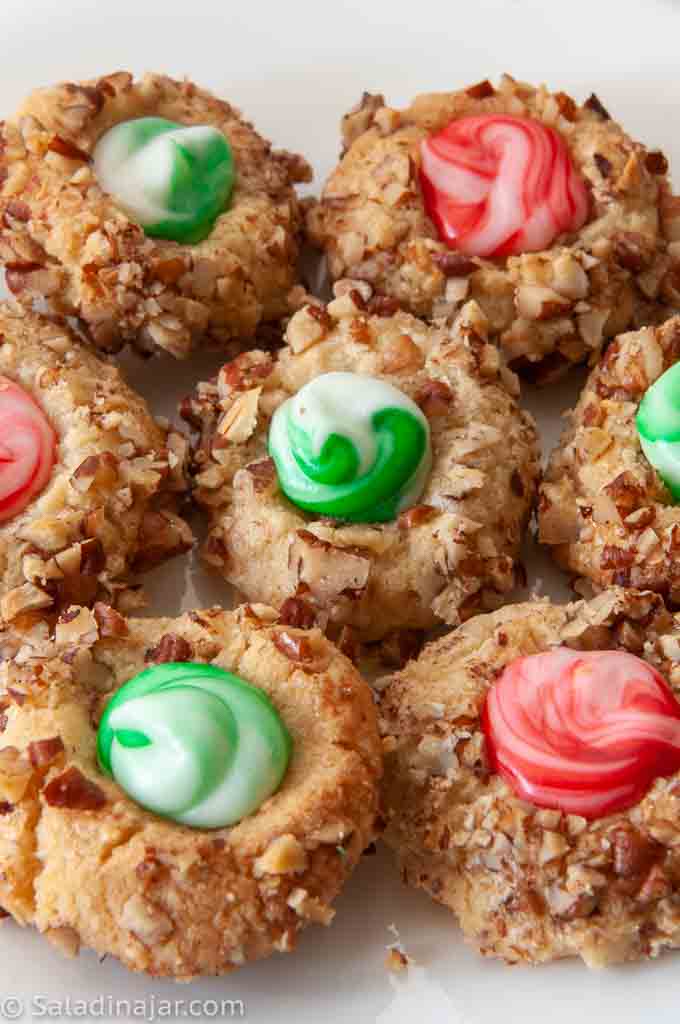Thumbprint Cookies with Icing: A Vintage Holiday Winner