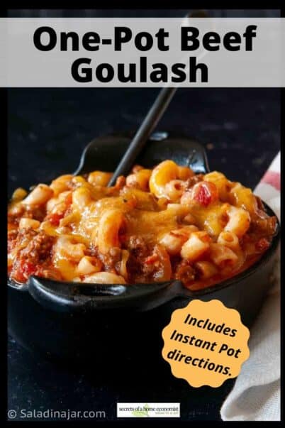 Pinterest Image for Easy One-Pot Beef Goulash