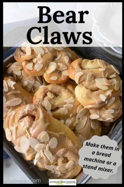 Pinterest Image for Bear Claws