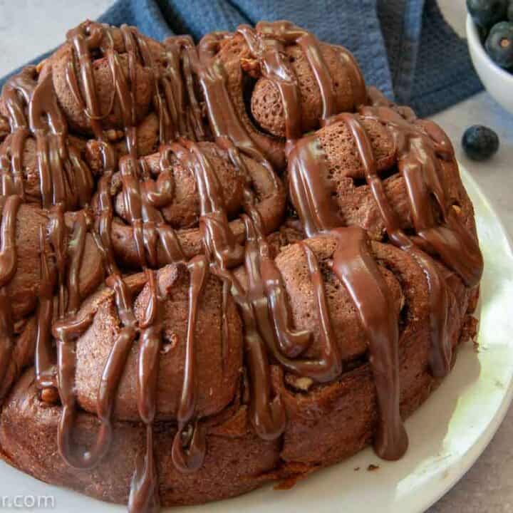 Chocolate Cinnamon Rolls with Chocolate Icing