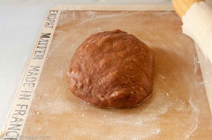 Ball of bread dough