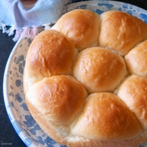 Classic Dinner Rolls displayed on a platter