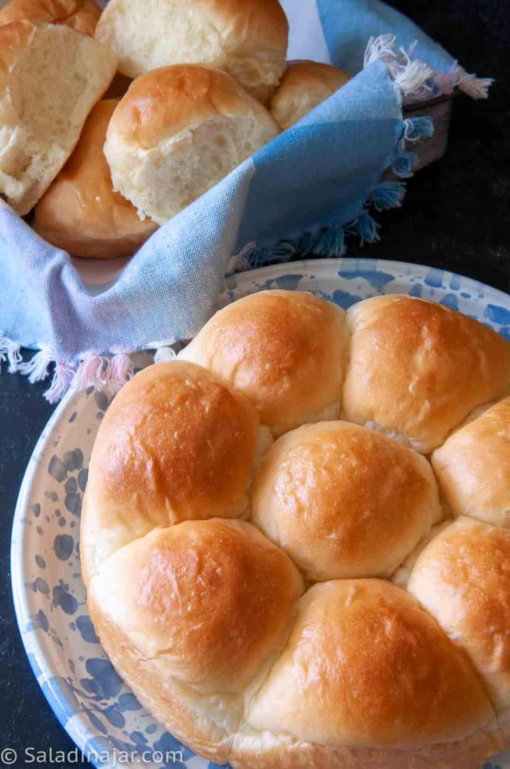 My Favorite Classic Dinner Rolls Recipe for a Bread Machine--baked rolls ready to bake