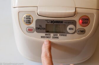 Easy Cilantro Hominy Rice in a Rice Cooker with Video Tutorial