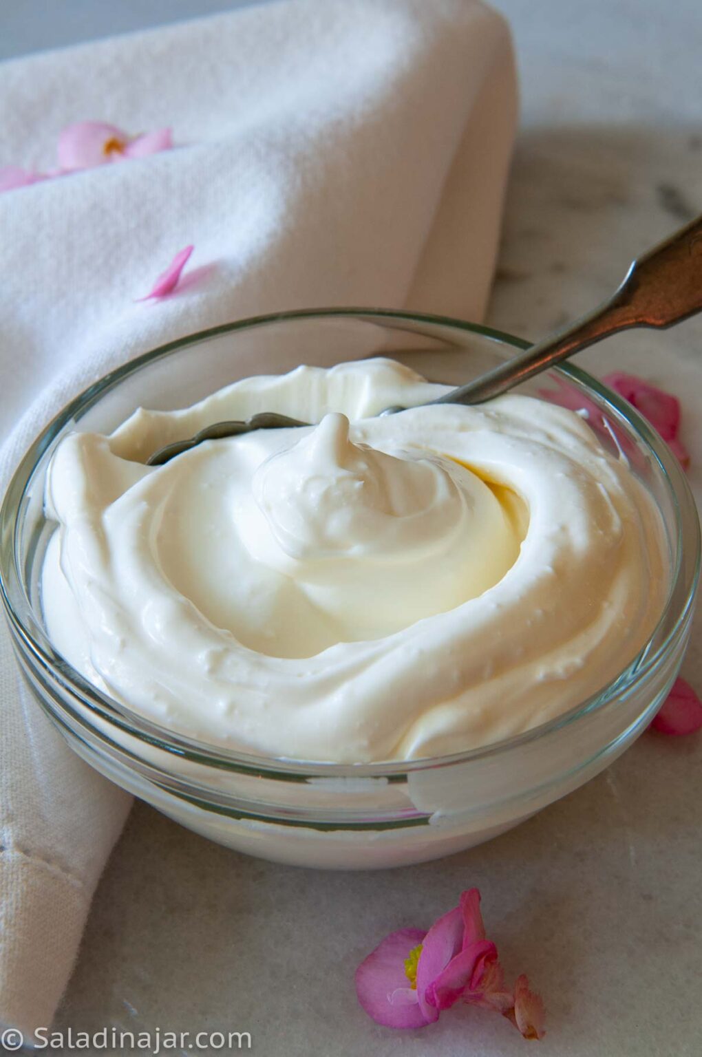 Easy Homemade Creme Fraiche with Yogurt or Yogurt Whey