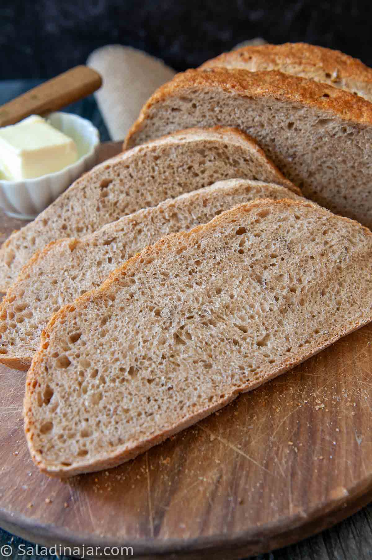 Easy No-Knead Rye Bread Joy the Baker