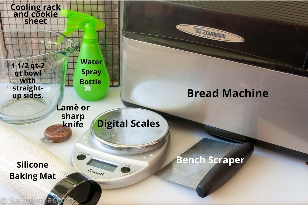 equipment need to make bread by this recipe