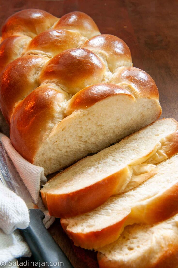 sliced bread machine challah