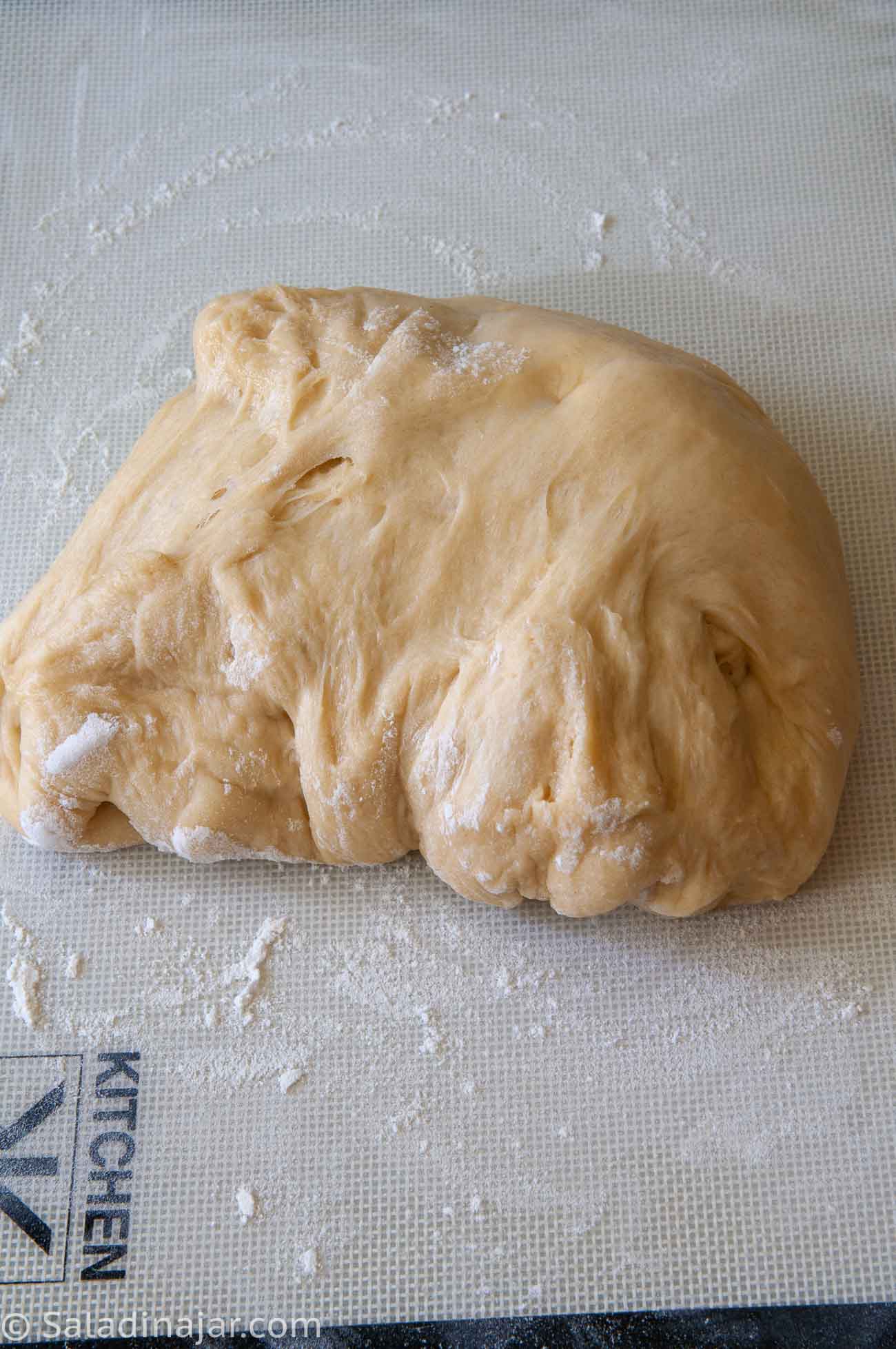 dough after it comes out of the bread machine
