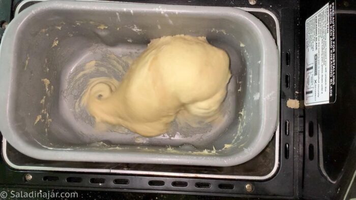 dough is perfectly hydrated at this point