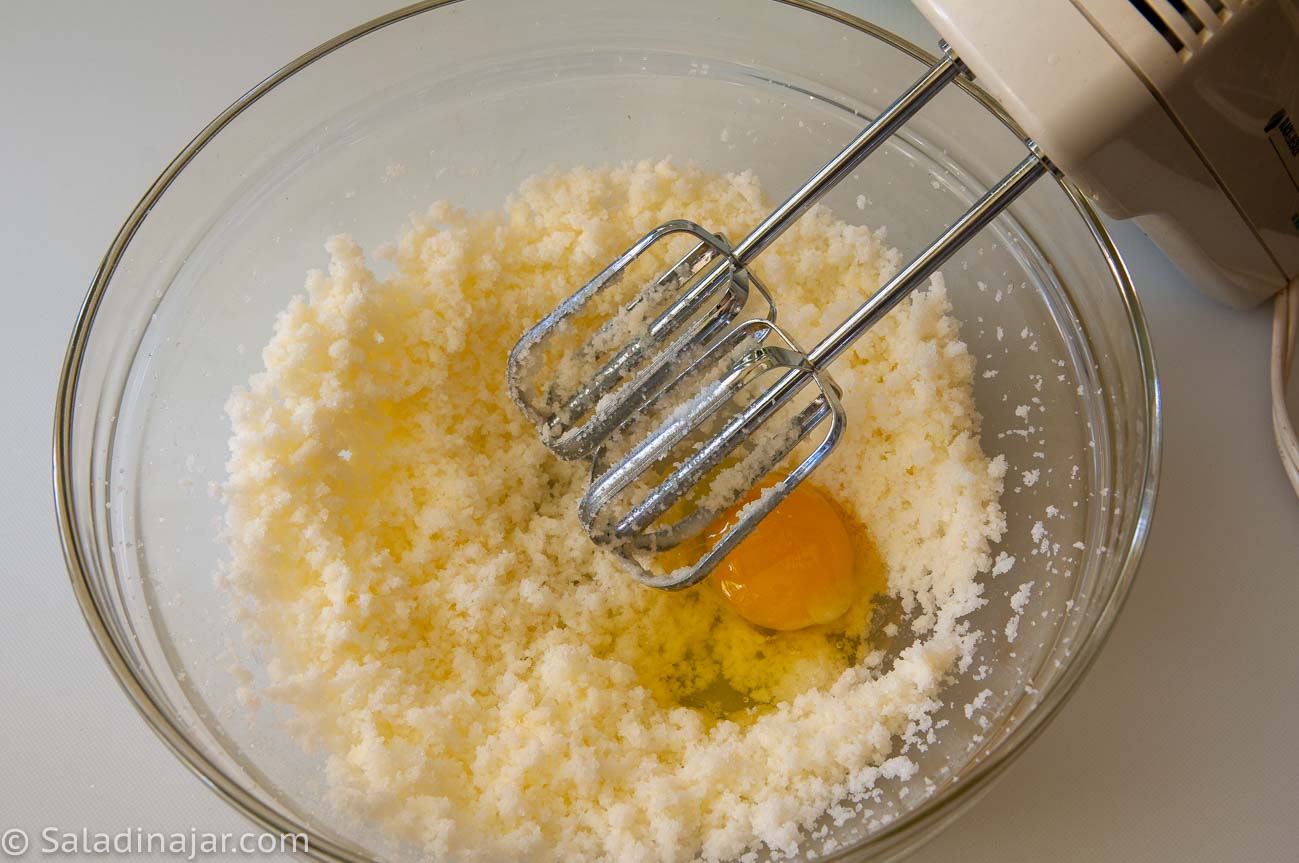 add egg to butter and sugar