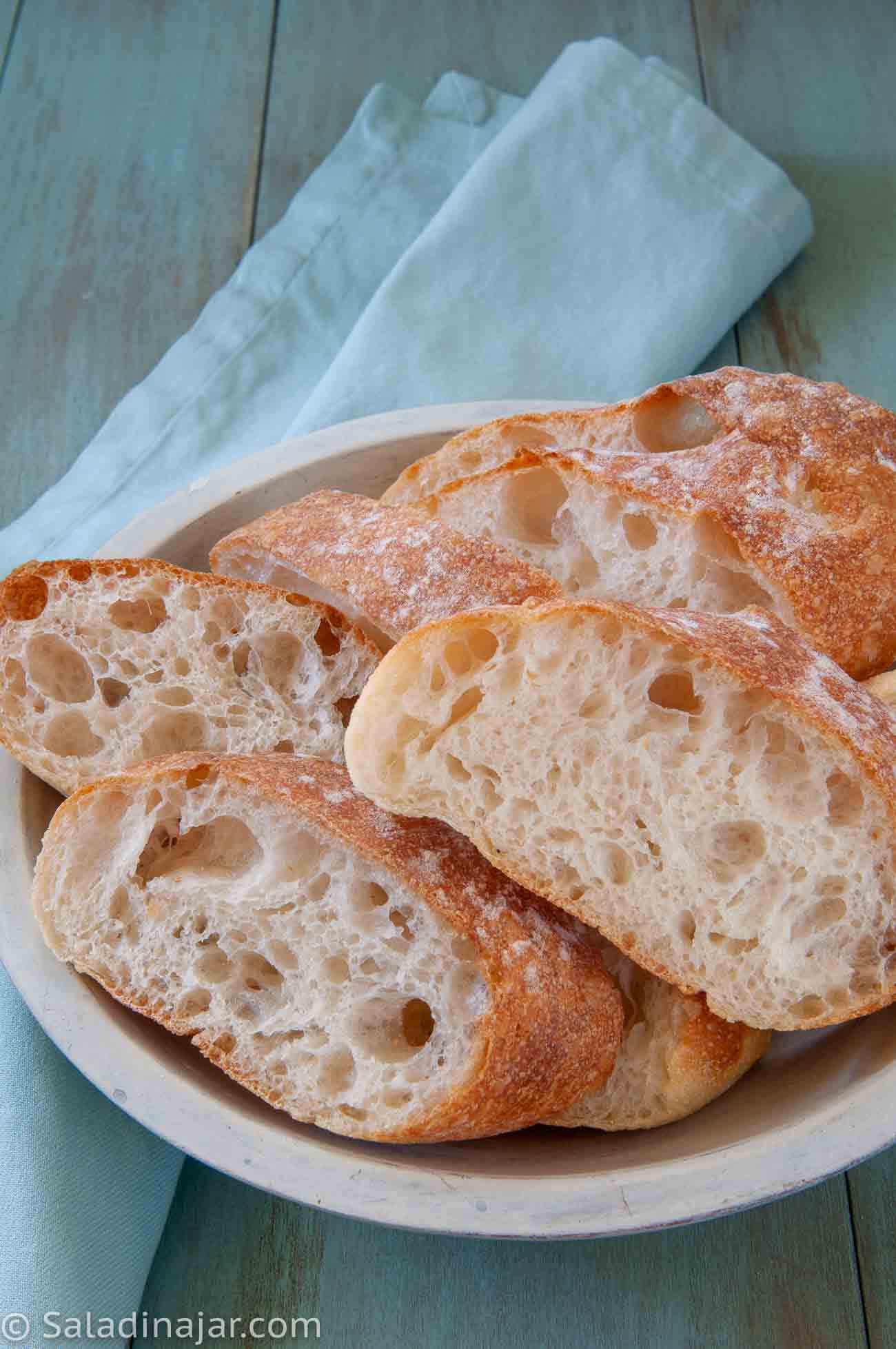 Easy Bread Machine Sourdough Ciabatta