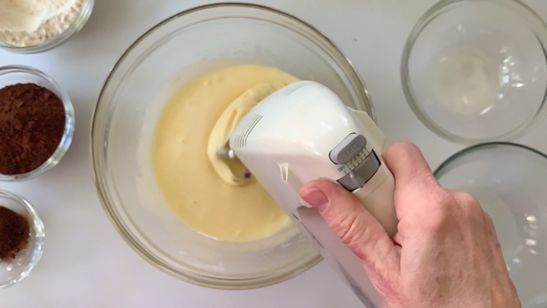 mixing the first 4 ingredients for  minutes