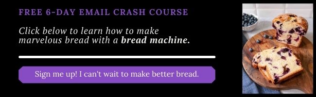 bread machine crash course sign-up