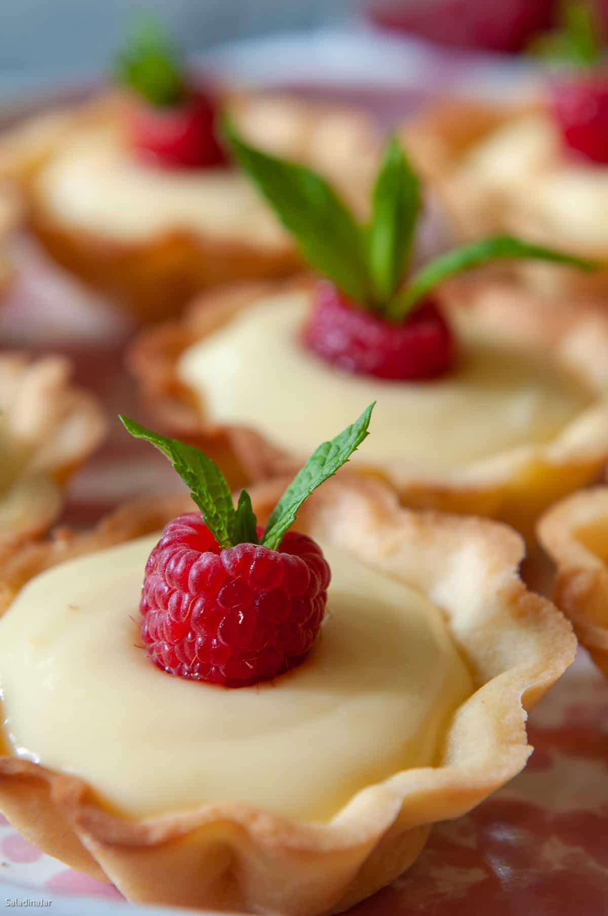 Easy Mini Lemon Tarts with a Shortbread Crust