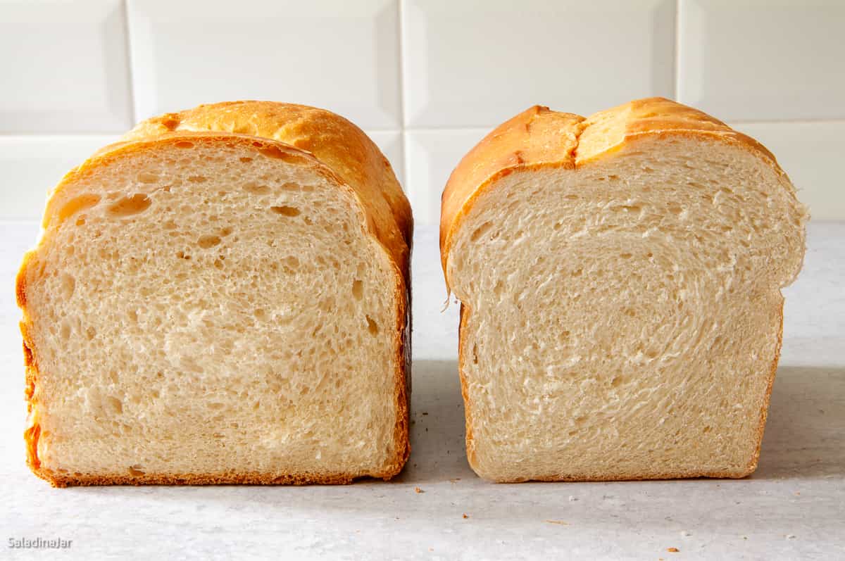 bread baked in a bread machine compared to bread baked in the oven