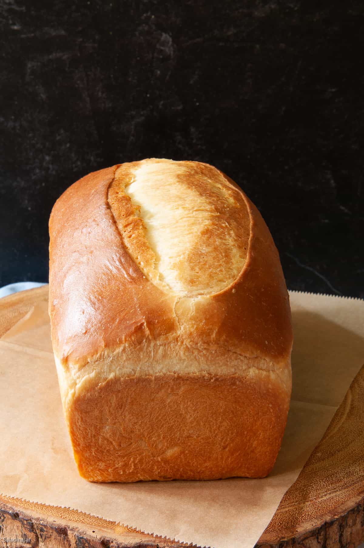 Unsliced buttermilk bread machine loaf 