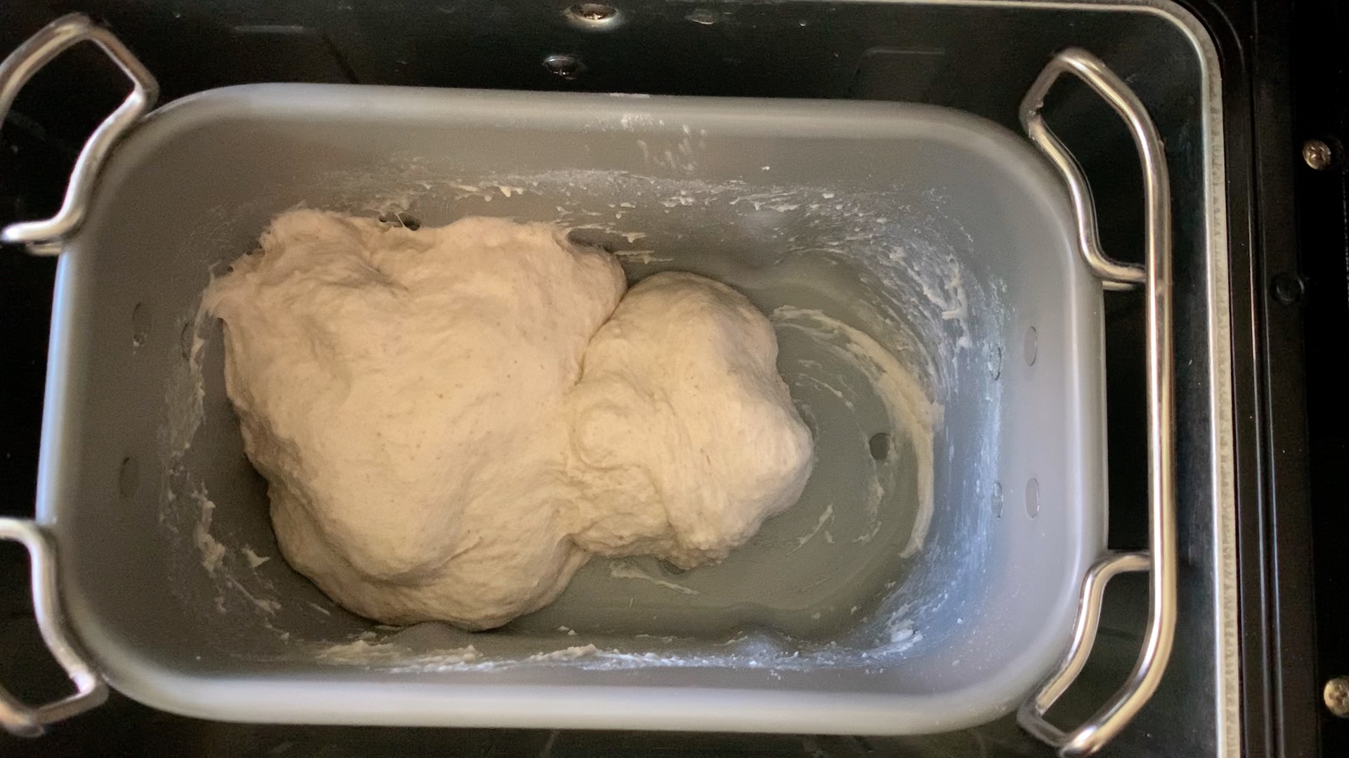 dough after kneading for 10-15 minutes