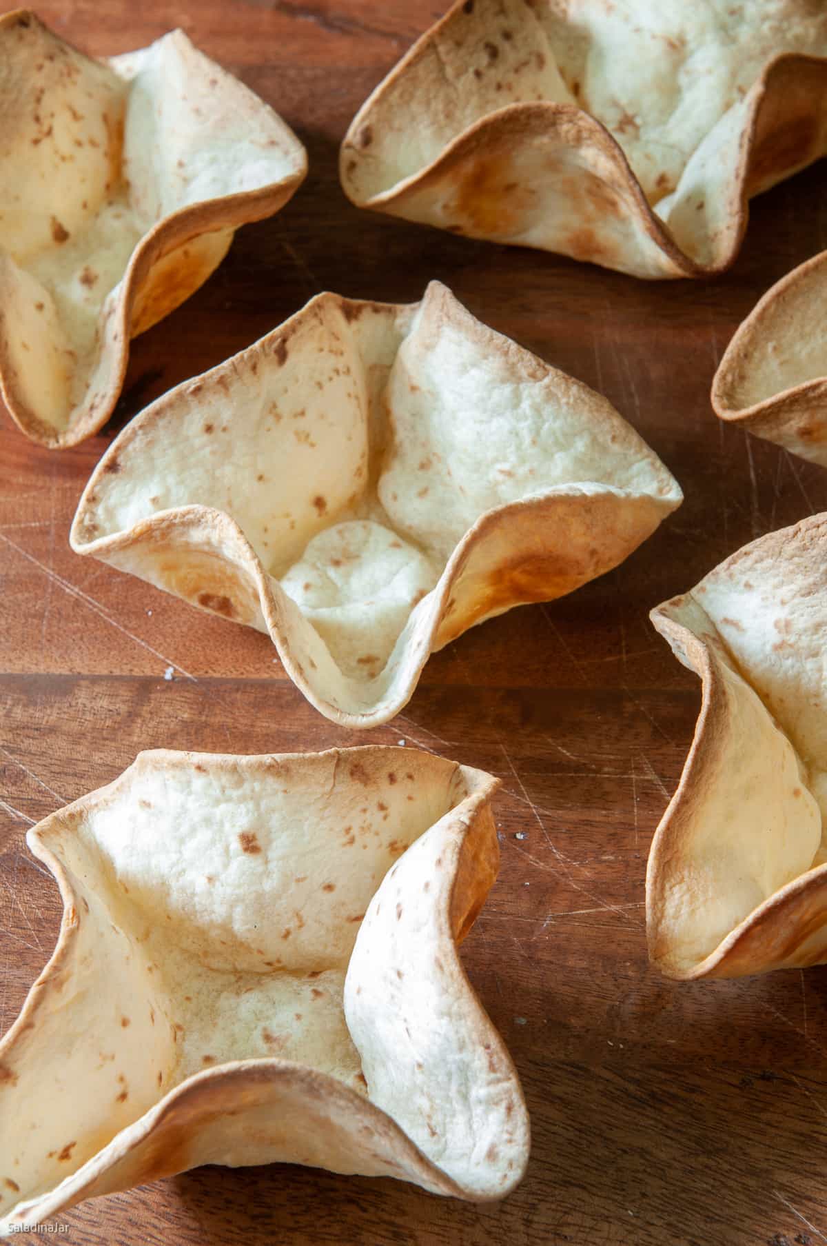 baked tortilla shells