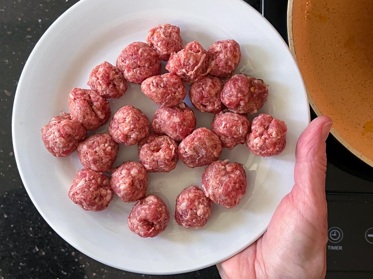 raw sausage balls