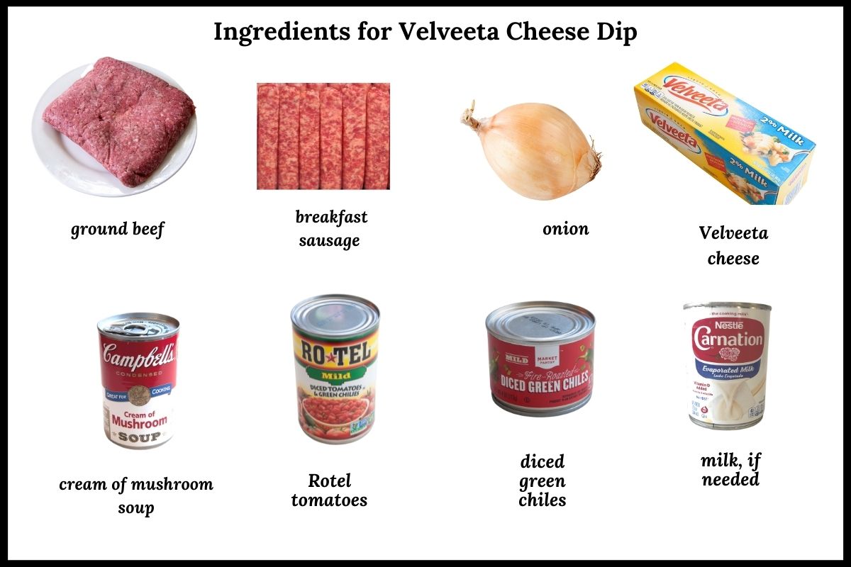 Easy Crockpot Velveeta Rotel Cheese Dip