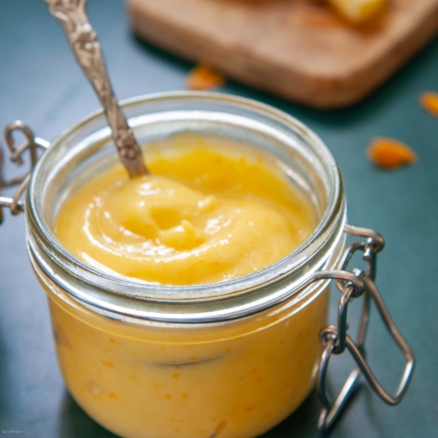 Fast Microwave Lemon Curd with Orange and Lime Variations