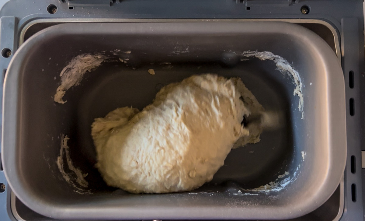how the dough should look when checked late in the kneading phase