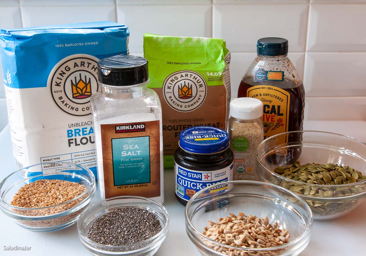 ingredients needed for sprouted wheat bread machine recipe