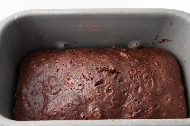 chocolate cake in a bread machine