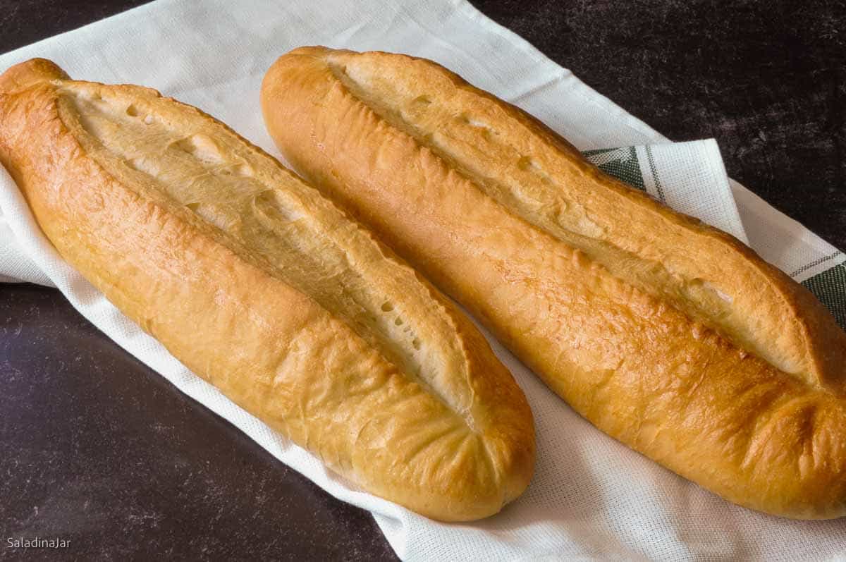 Baked loaves.