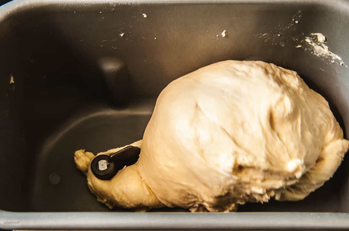 What dough should look like in the final minutes of the dough phase.