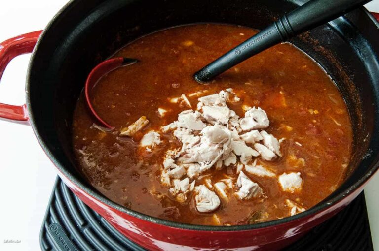 how do i thicken chicken tortilla soup