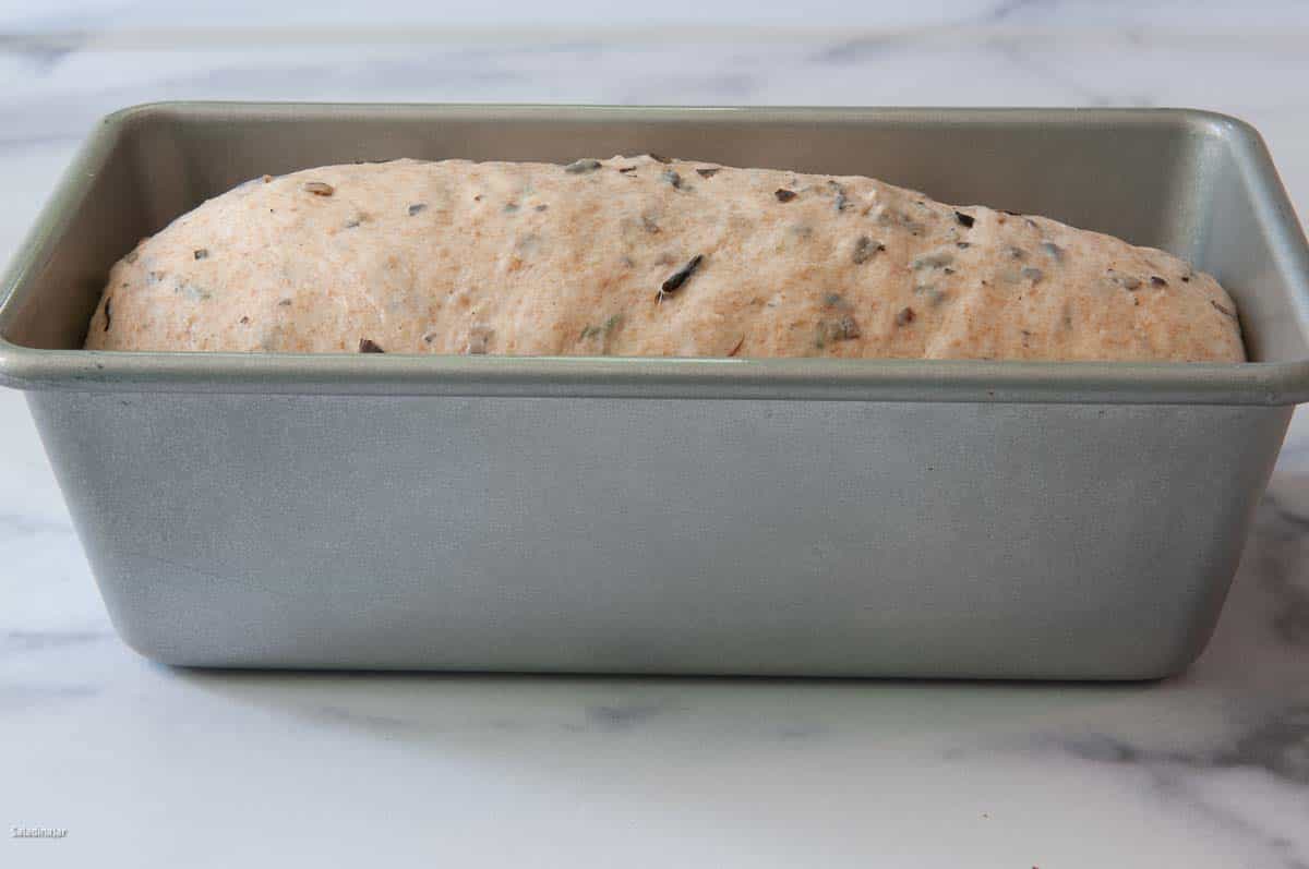 Final rise before baking